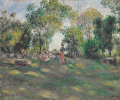 Paysage avec figures - Pierre Auguste Renoir